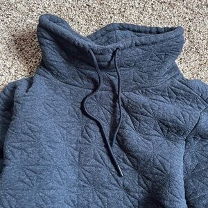 Carve Designs Quilted Charcoal Hoodie
